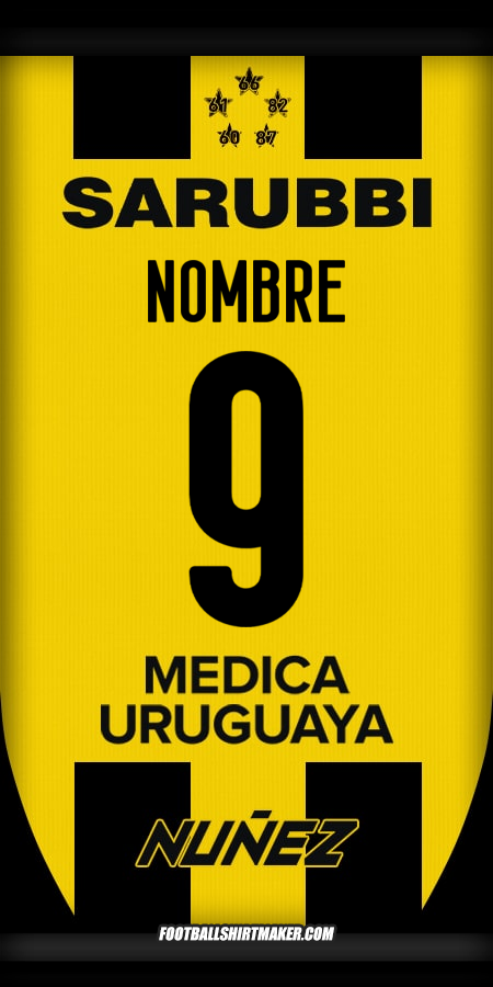 Camiseta Peñarol 2025 -  nombre - 9