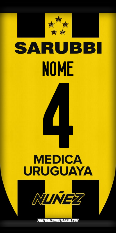 Camisa Peñarol 2025 -  nome - 4