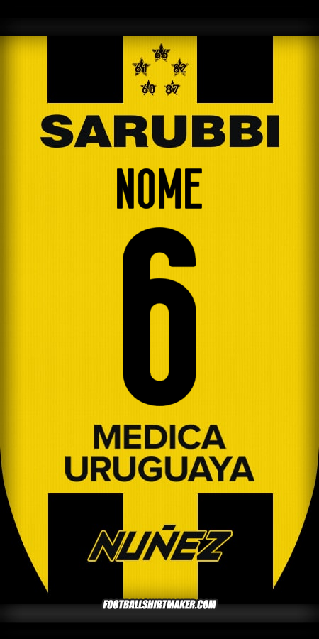 Maglia Peñarol 2025 -  nome - 6