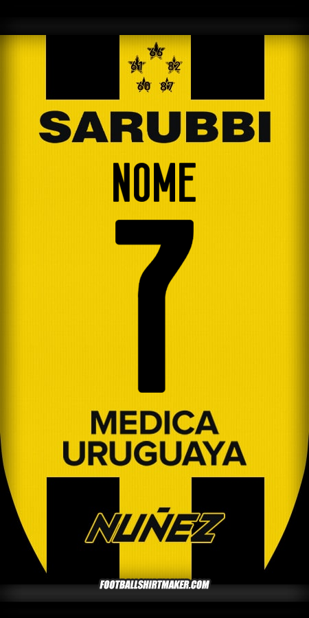 Camisa Peñarol 2025 -  nome - 7