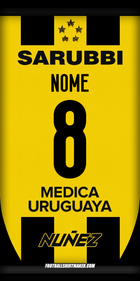 Camisola Peñarol 2025 -  nome - 8