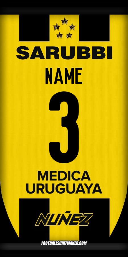 Shirt Peñarol 2025 -  name - 3