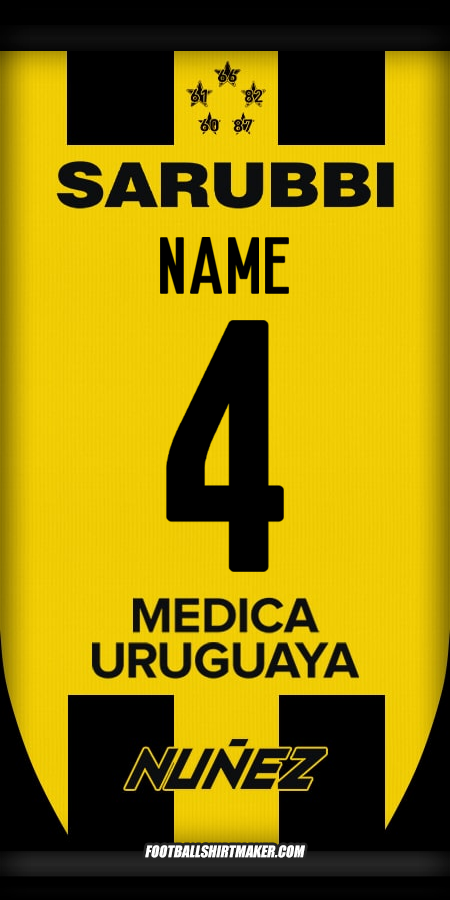 Shirt Peñarol 2025 -  name - 4