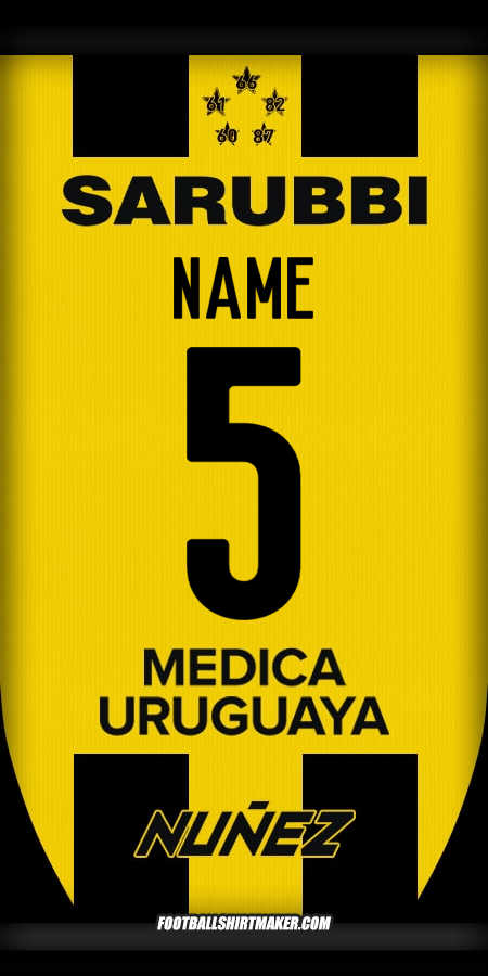 Shirt Peñarol 2025 -  name - 5