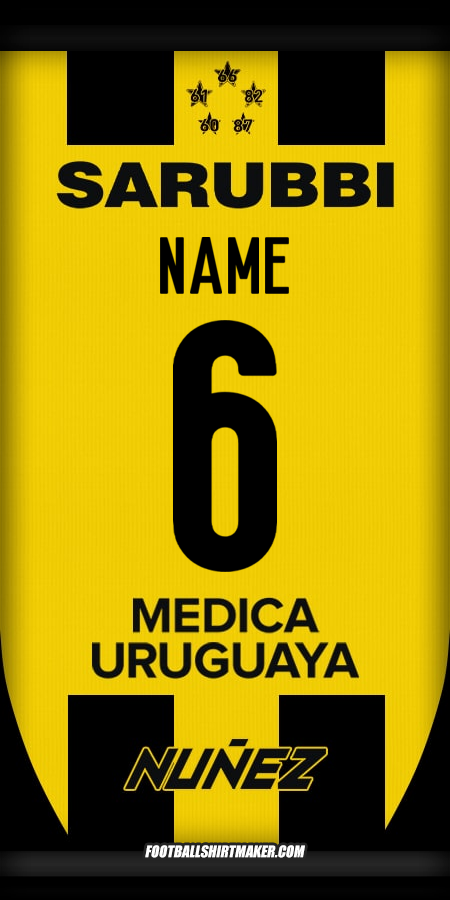 Trikot Peñarol 2025 -  name - 6