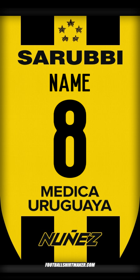 Shirt Peñarol 2025 -  name - 8
