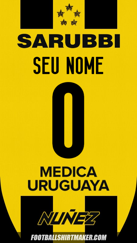 Camisa Peñarol 2025 -  seu nome - 0