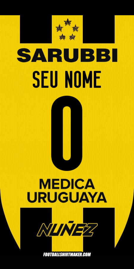 Camisa Peñarol 2025 -  seu nome - 0