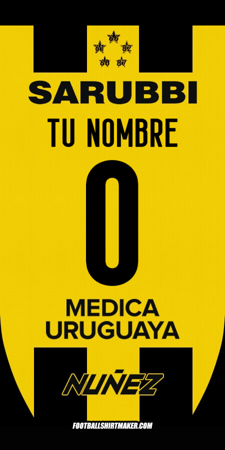 Camiseta Peñarol 2025 -  tu nombre - 0
