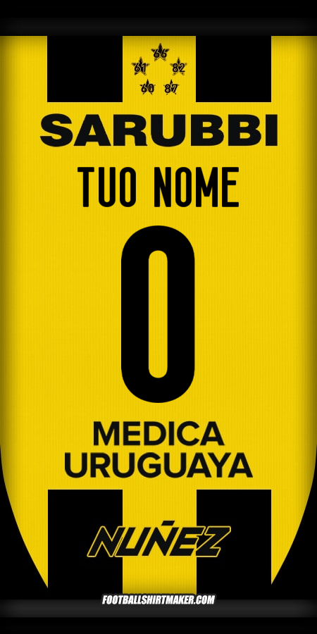 Maglia Peñarol 2025 -  tuo nome - 0