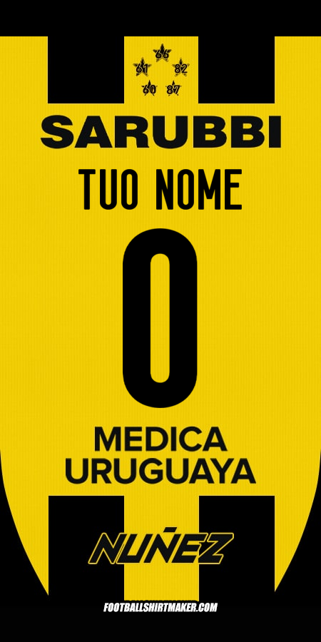 Maglia Peñarol 2025 -  tuo nome - 0