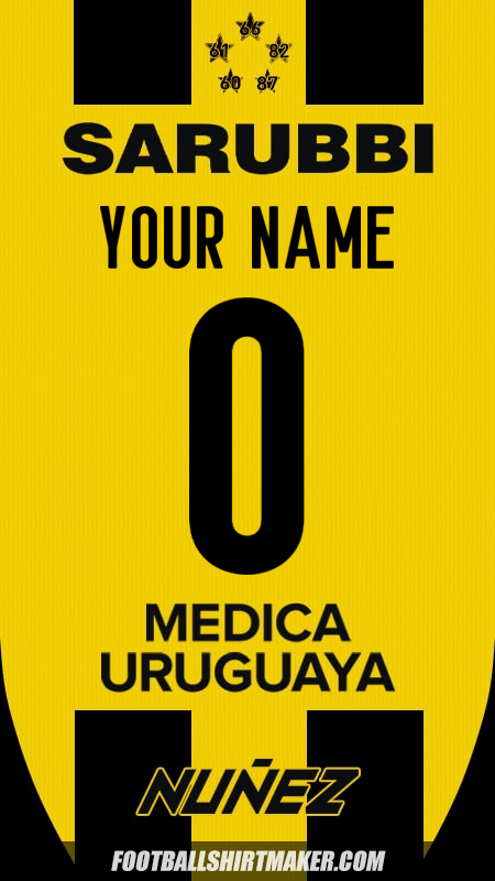 Shirt Peñarol 2025 -  your name - 0