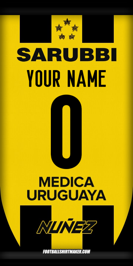 Shirt Peñarol 2025 -  your name - 0
