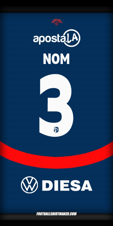 Maillot Club Cerro Porteño 2025 -  nom - 3