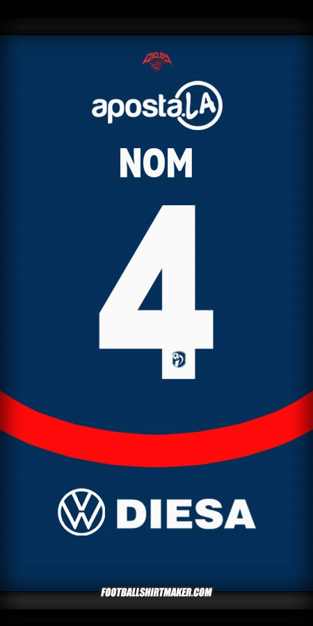 Maillot Club Cerro Porteño 2025 -  nom - 4