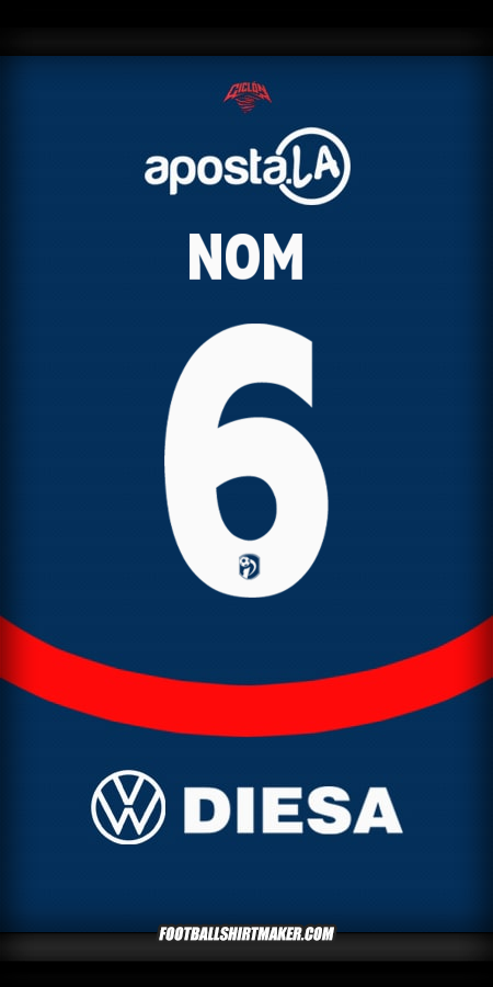 Maillot Club Cerro Porteño 2025 -  nom - 6