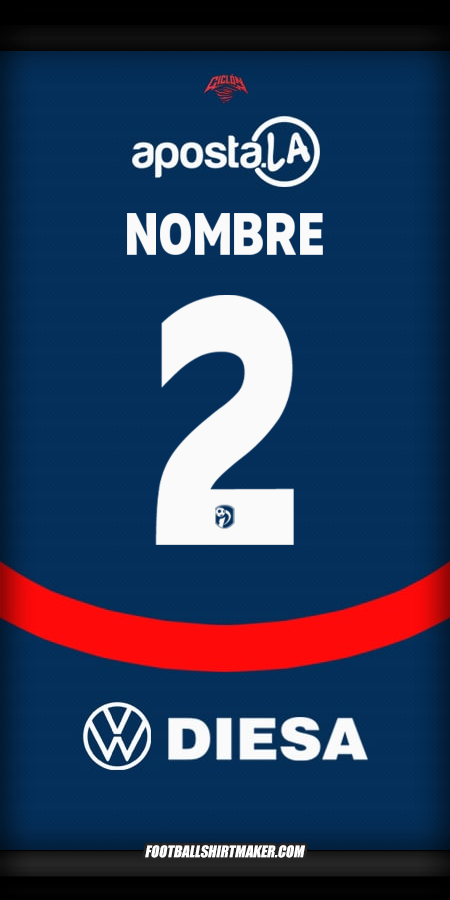 Jersey Club Cerro Porteño 2025 -  nombre - 2