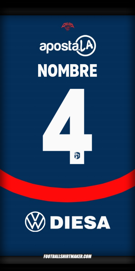 Camiseta Club Cerro Porteño 2025 -  nombre - 4