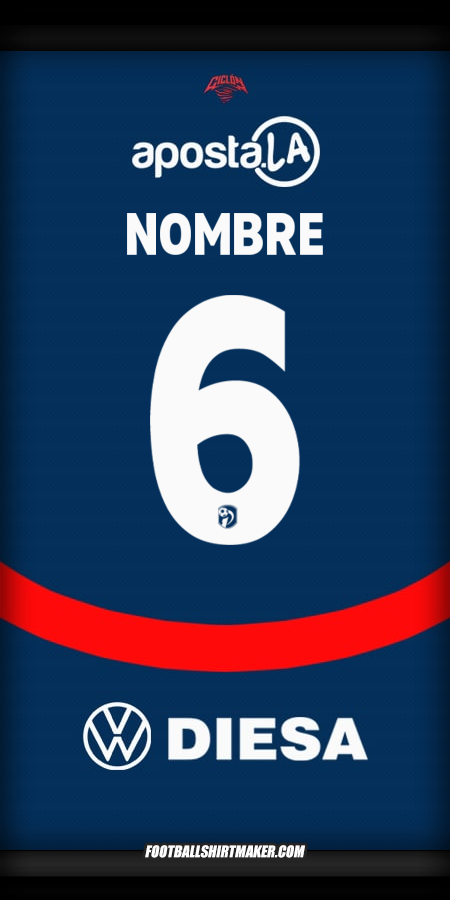Jersey Club Cerro Porteño 2025 -  nombre - 6
