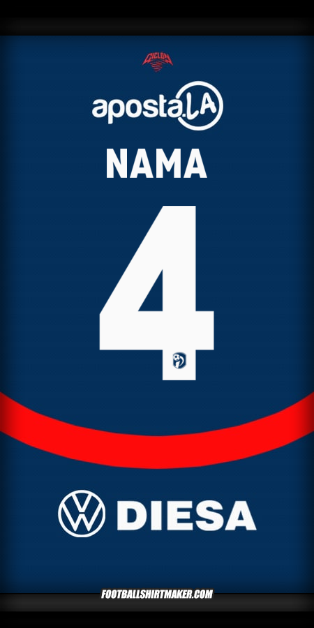 Jersey Club Cerro Porteño 2025 -  nama - 4
