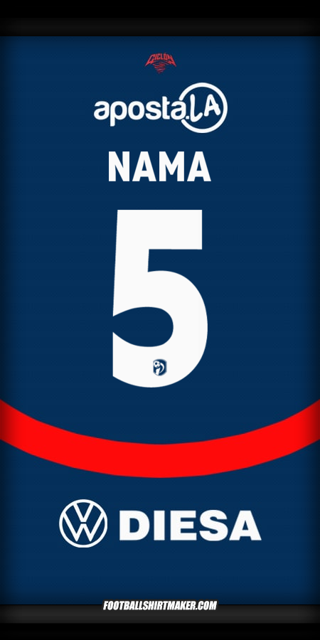 Jersey Club Cerro Porteño 2025 -  nama - 5