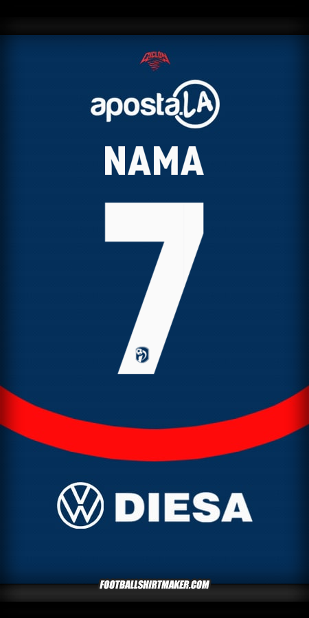 Jersey Club Cerro Porteño 2025 -  nama - 7