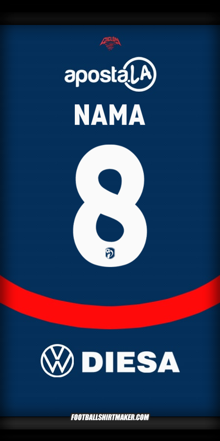 Jersey Club Cerro Porteño 2025 -  nama - 8