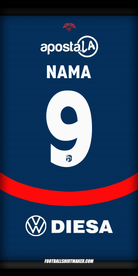 Jersey Club Cerro Porteño 2025 -  nama - 9