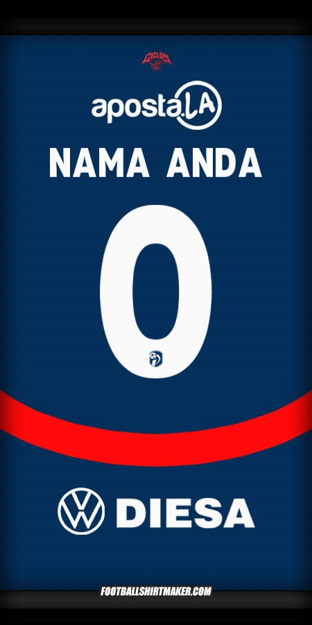 Jersey Club Cerro Porteño 2025 -  nama anda - 0