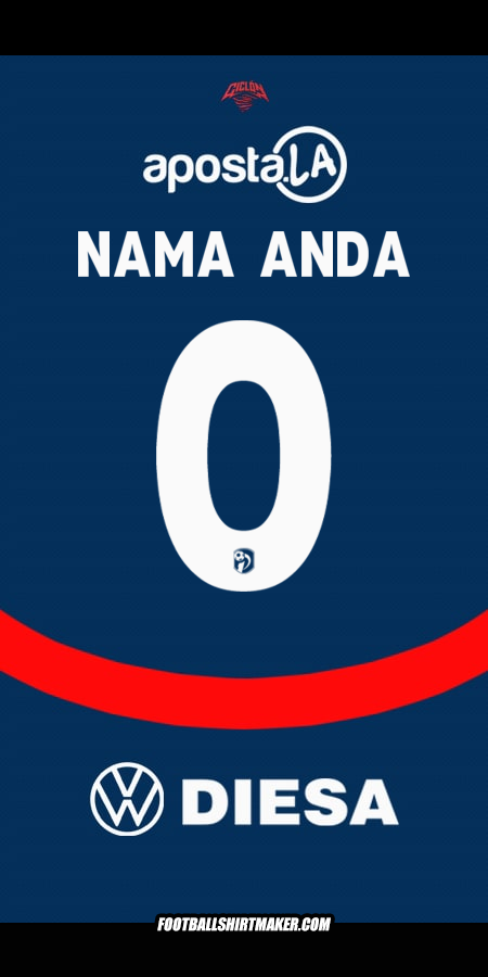Jersey Club Cerro Porteño 2025 -  nama anda - 0