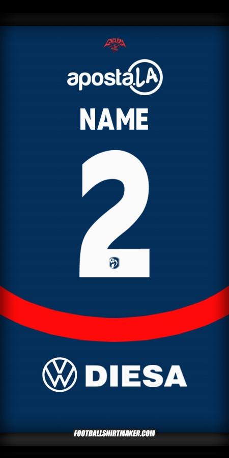 Jersey Club Cerro Porteño 2025 -  name - 2