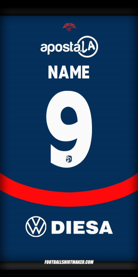 Trikot Club Cerro Porteño 2025 -  name - 9
