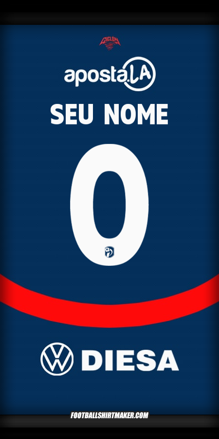 Camisa Club Cerro Porteño 2025 -  seu nome - 0