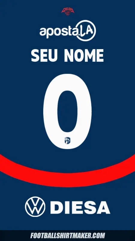 Camisa Club Cerro Porteño 2025 -  seu nome - 0