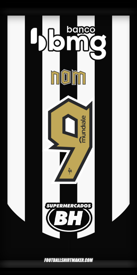 Maillot Atletico Mineiro 2025 -  nom - 9