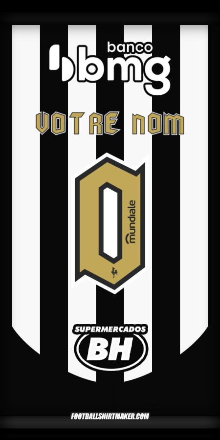 Maillot Atletico Mineiro 2025 -  votre nom - 0