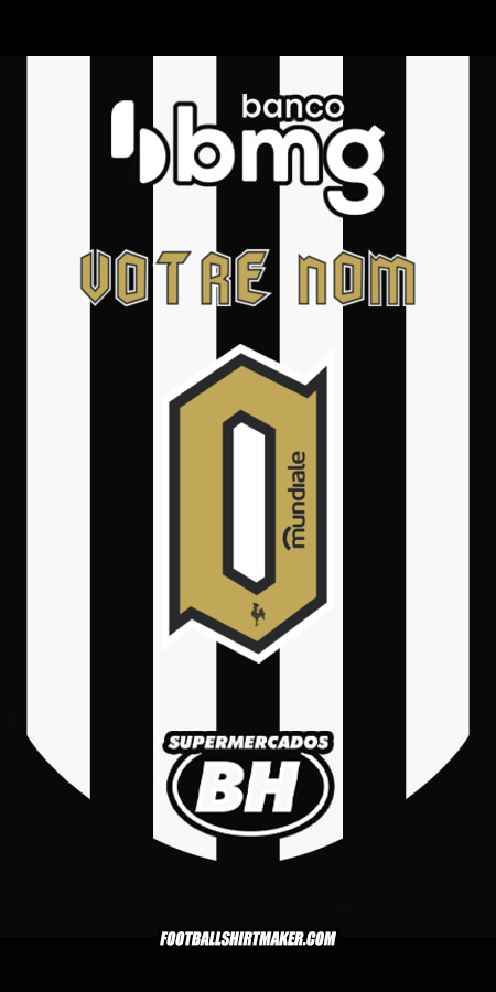 Maillot Atletico Mineiro 2025 -  votre nom - 0