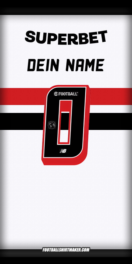 Trikot Sao Paulo FC 2025 -  dein name - 0