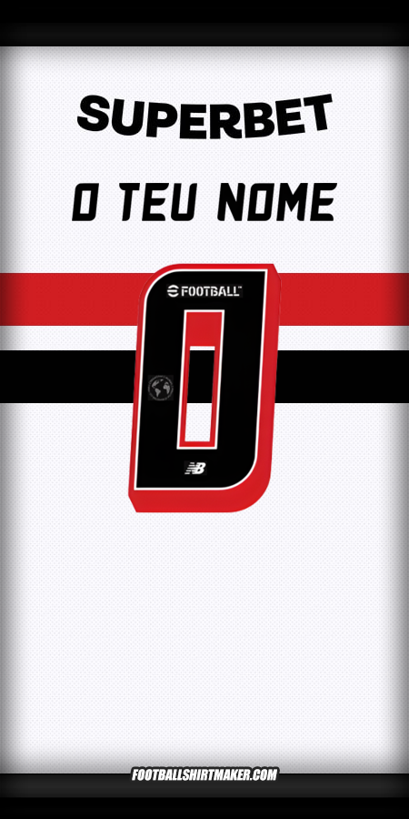 Camisola Sao Paulo FC 2025 -  o teu nome - 0