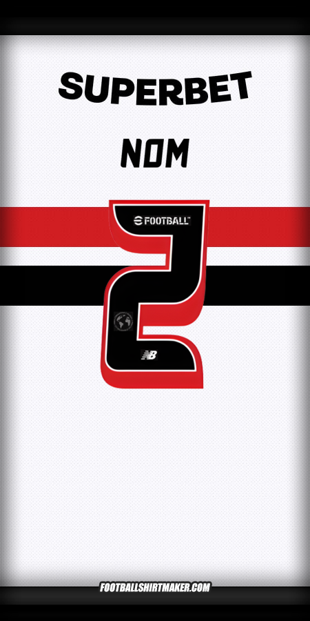 Maillot Sao Paulo FC 2025 -  nom - 2