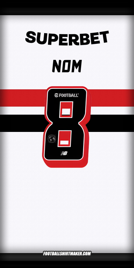 Maillot Sao Paulo FC 2025 -  nom - 8
