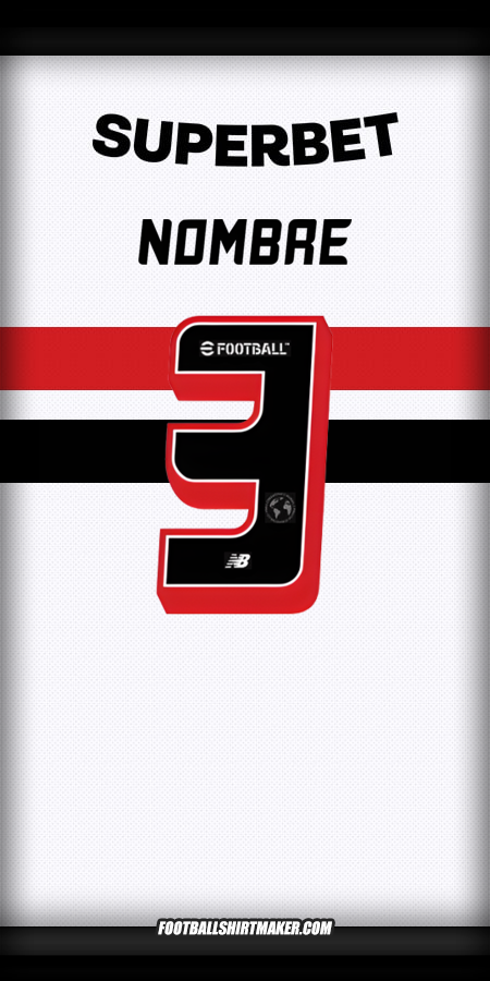 Jersey Sao Paulo FC 2025 -  nombre - 3