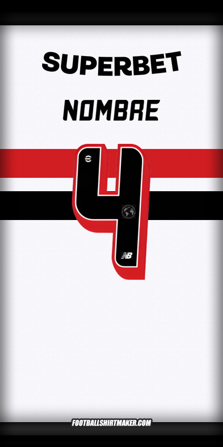 Camiseta Sao Paulo FC 2025 -  nombre - 4