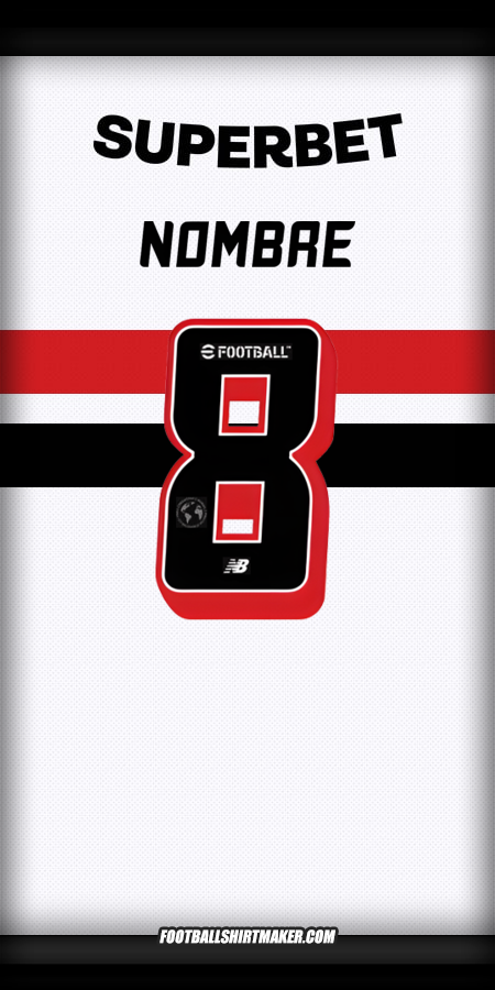 Jersey Sao Paulo FC 2025 -  nombre - 8