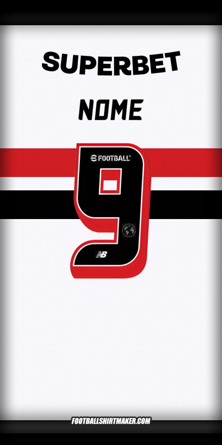 Maglia Sao Paulo FC 2025 -  nome - 9