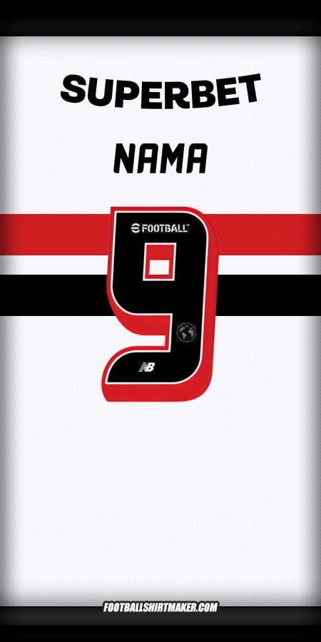 Jersey Sao Paulo FC 2025 -  nama - 9