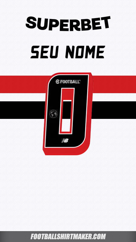 Camisa Sao Paulo FC 2025 -  seu nome - 0