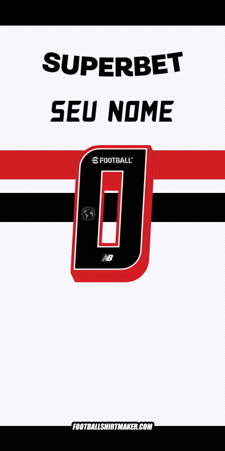 Camisa Sao Paulo FC 2025 -  seu nome - 0