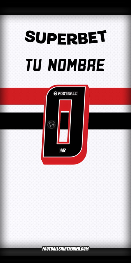 Jersey Sao Paulo FC 2025 -  tu nombre - 0