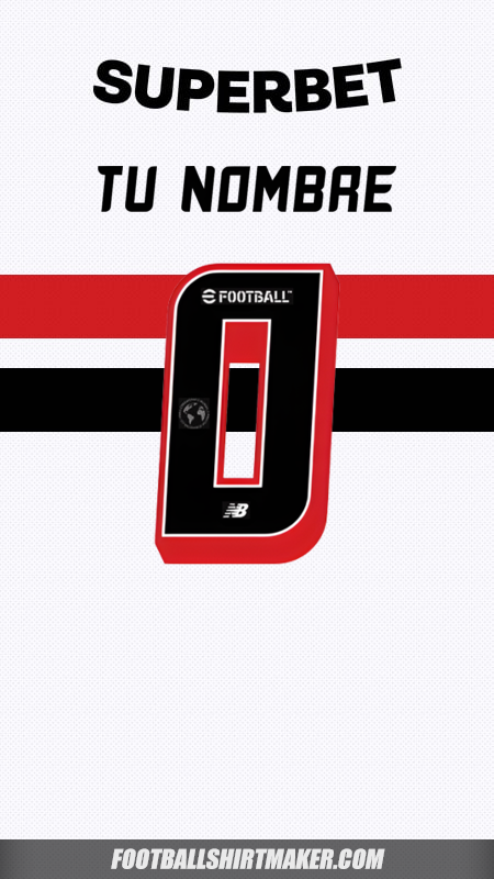 Camiseta Sao Paulo FC 2025 -  tu nombre - 0